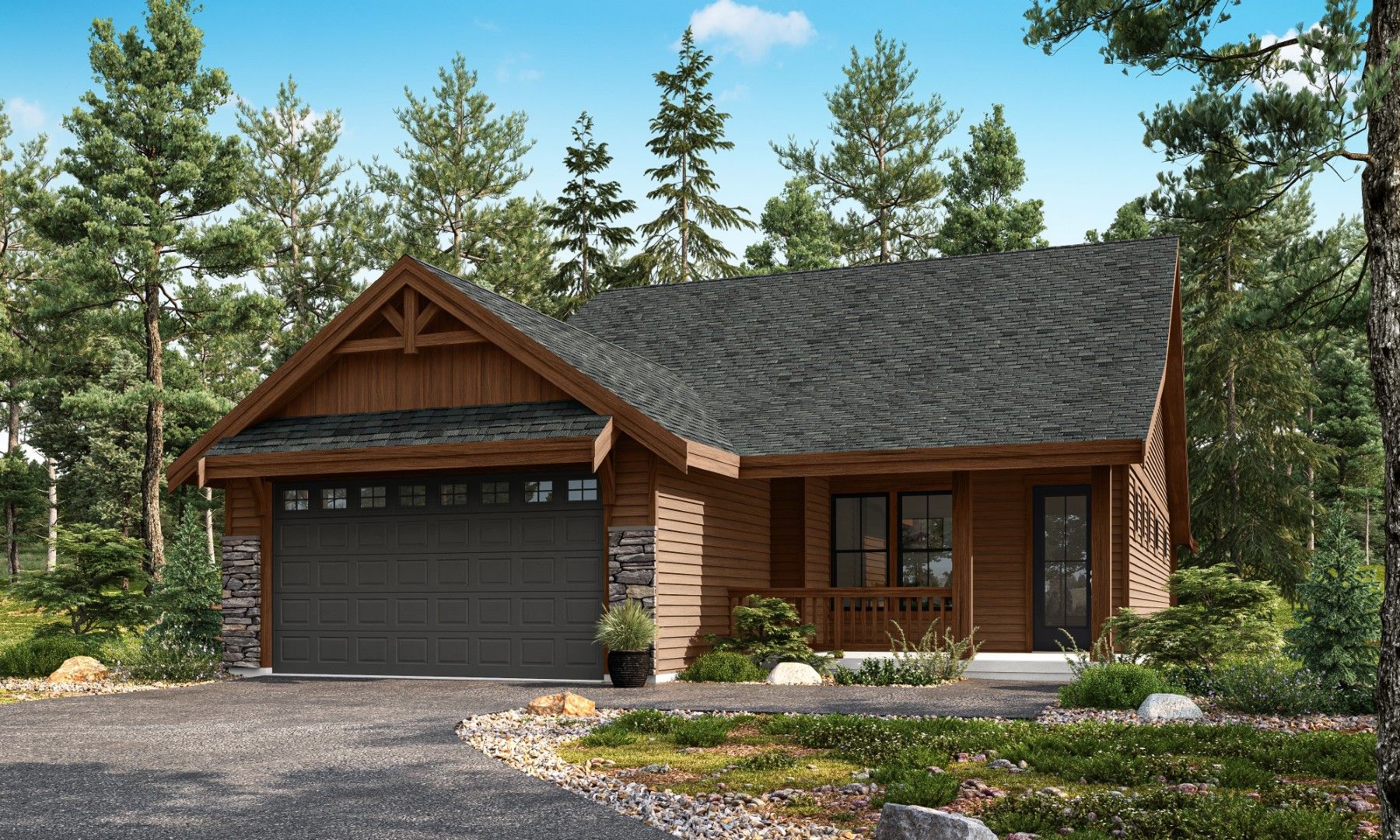 Villa Series - Williams - The Uplands 55+: Cle Elum, Washington - Landed Gentry Homes