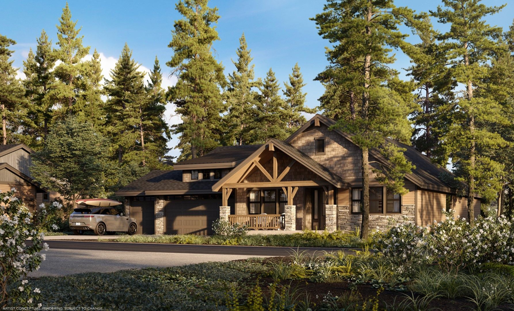 MC Sidney Plan at The Mountain Home Collection in Tumble Creek in Cle Elum, WA by Landed Gentry