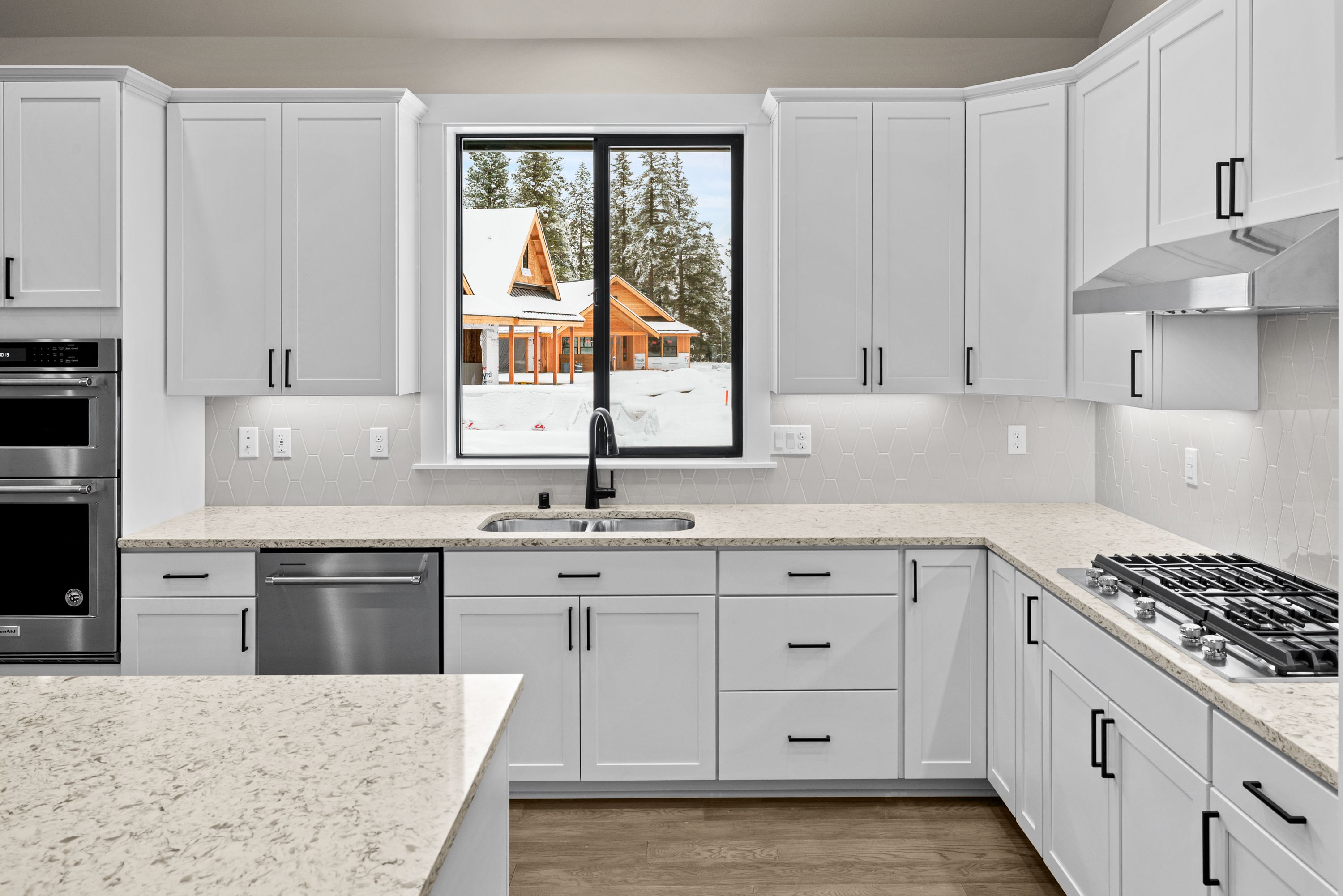Kitchen option shown