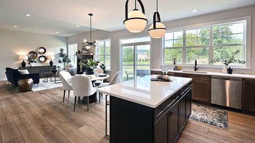 Customize Your Kitchen and Living Spaces in a New Home in Harrisburg by Landmark Homes