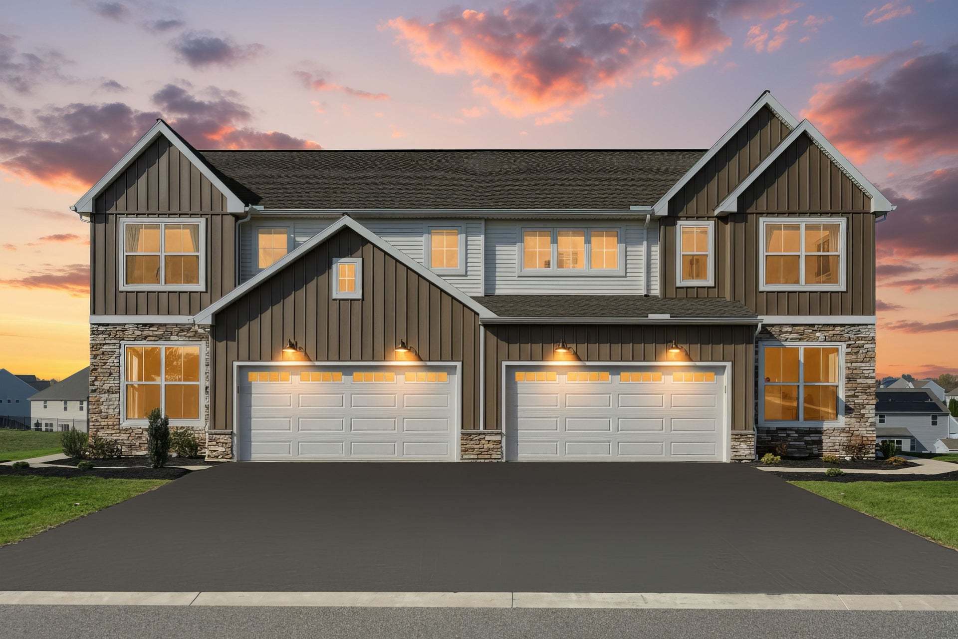 Exterior Design for the Holly Duplex in Annville PA