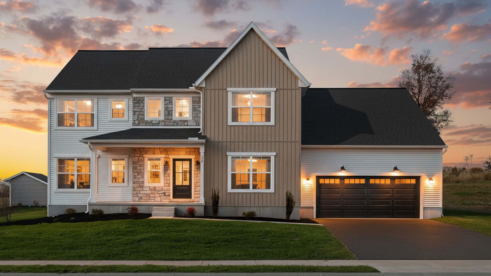 Wesley New Home Exterior in Lebanon County