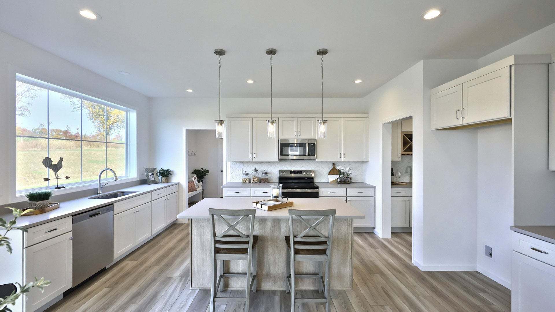Open Kitchen in the Wesley Floor Plan in Lebanon County
