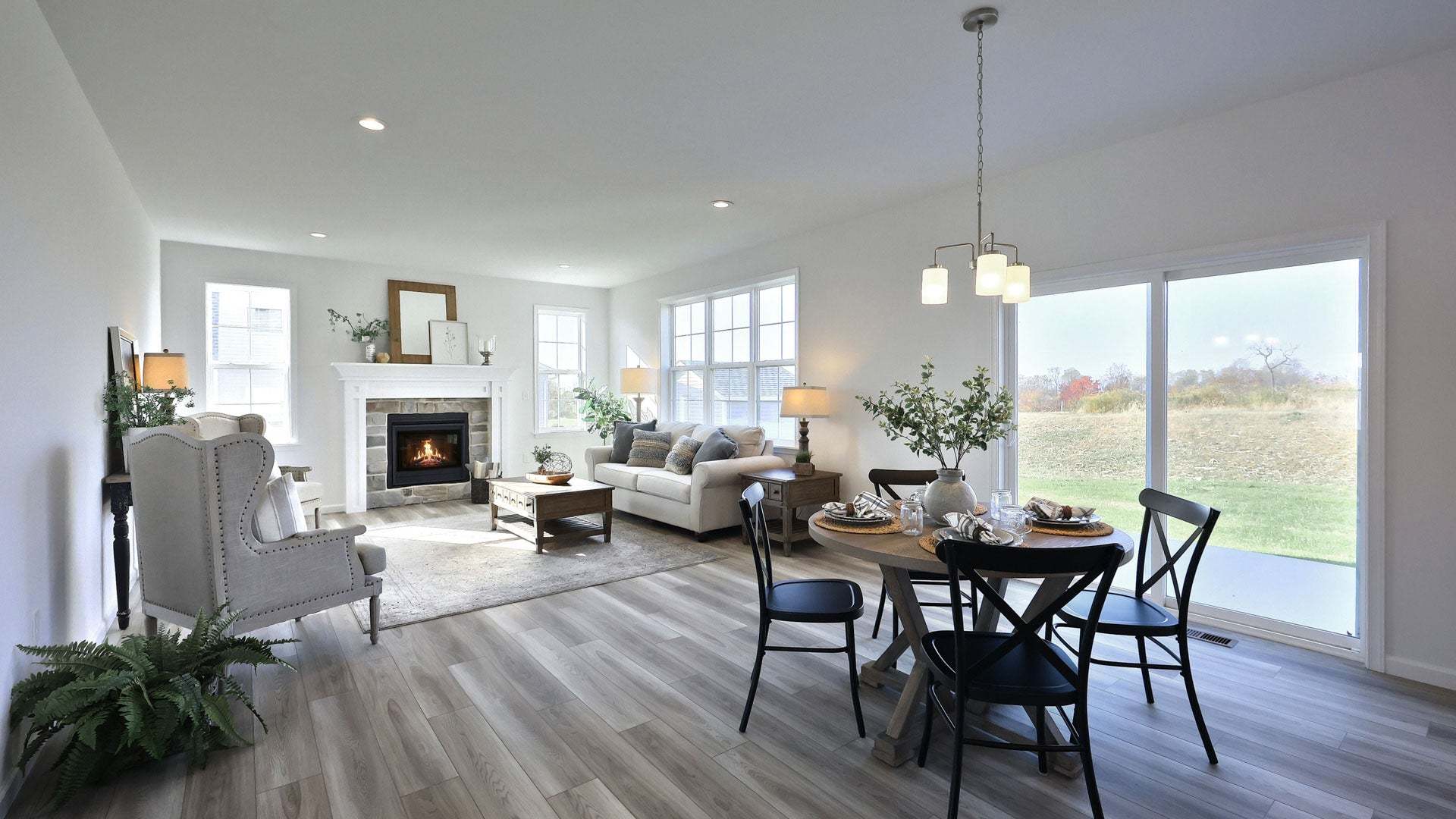 Wesley Living Room, Dining Area, Open Plan New Home Design