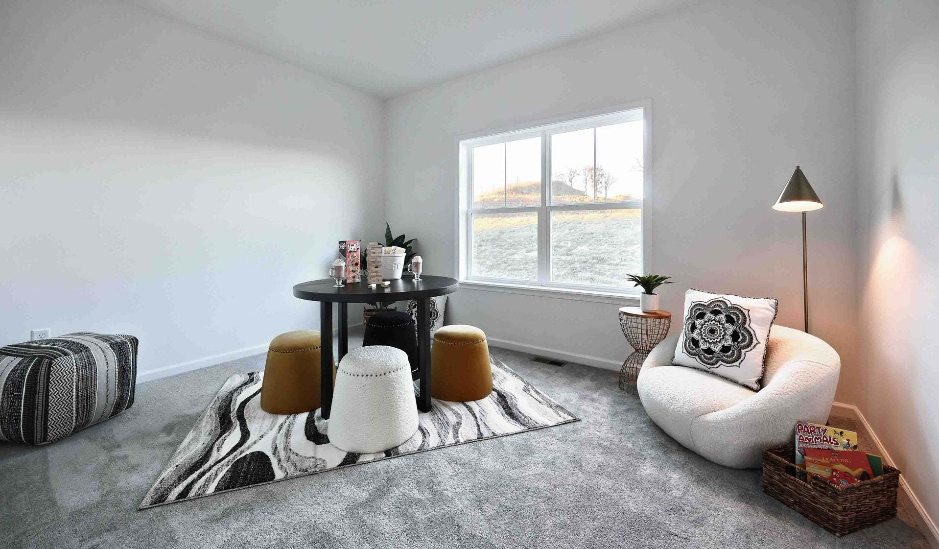 Flex Room, Study in a New Townhome Floor Plan by Landmark Homes