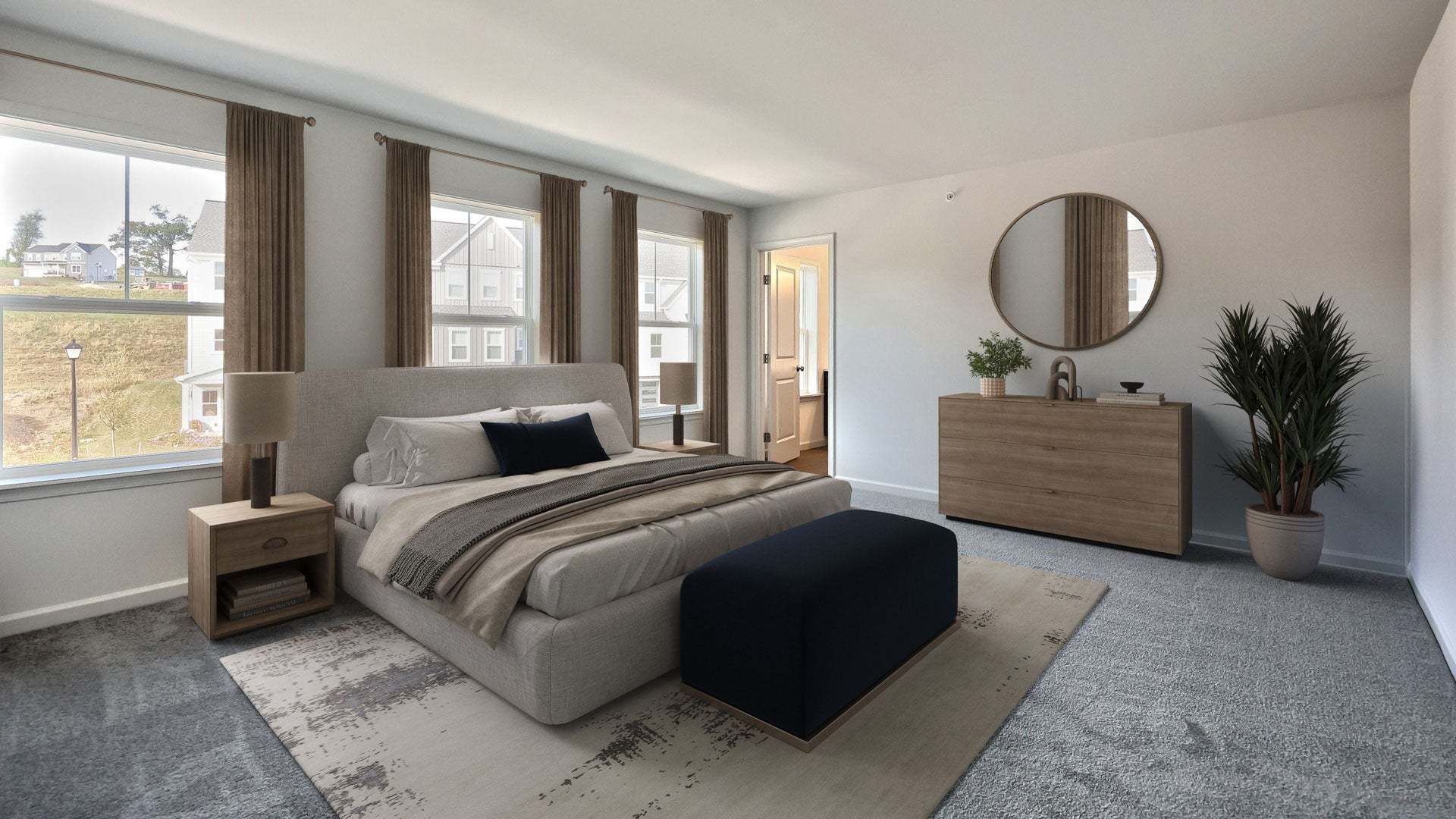 Spacious Primary Bedroom in New Townhomes in Schaefferstown PA