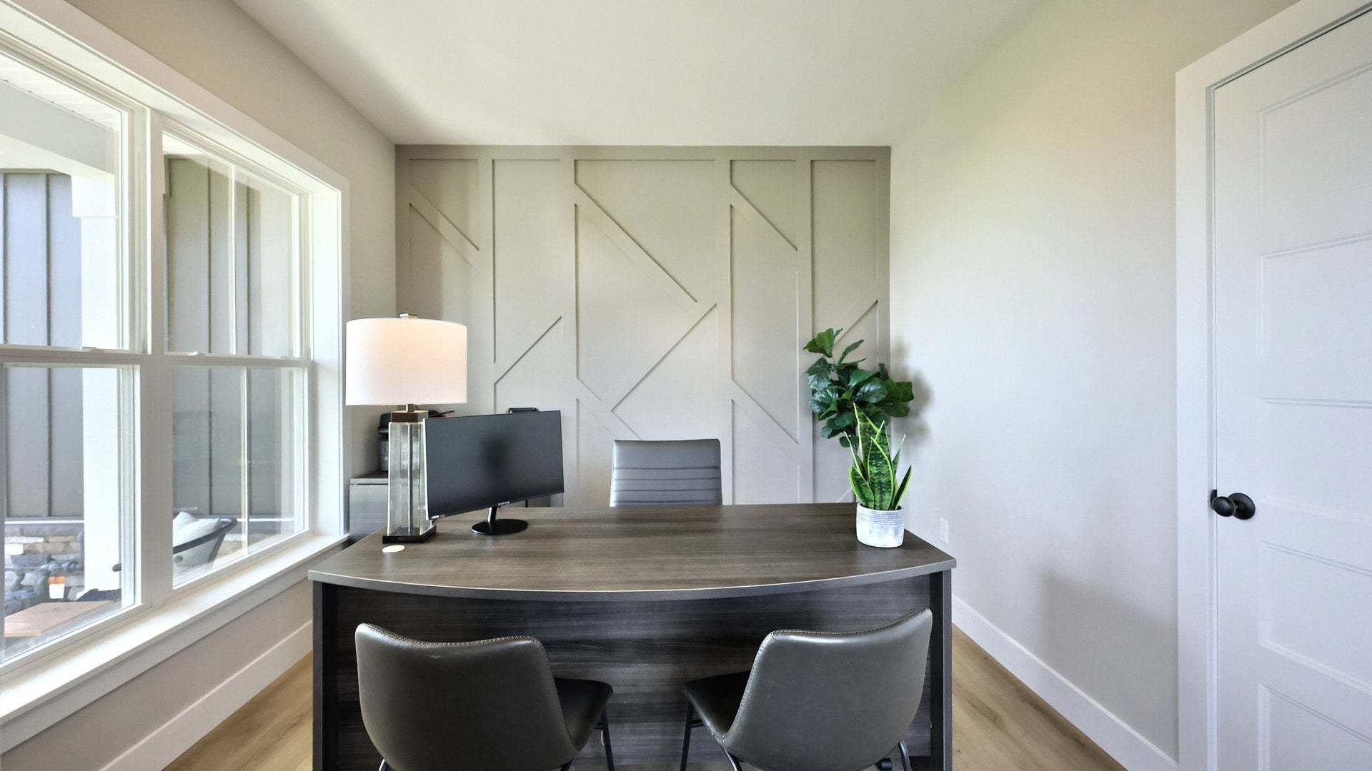 Study, Flex Room in a New Duplex Home Design