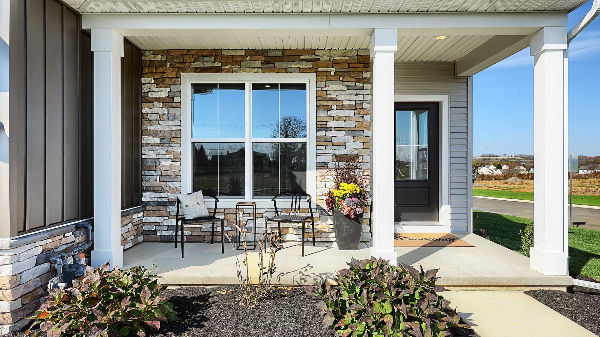 Front Porch on the Willow Floor Plan in Edgemont Preserve