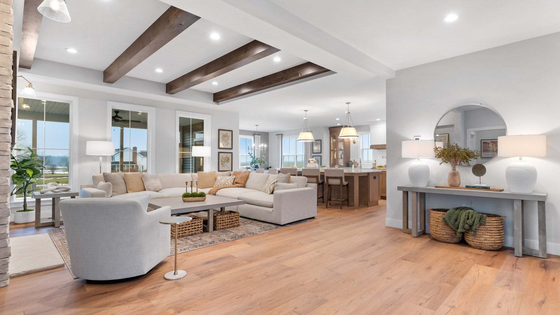 Logan Model Home Open Floor Plan at Fox Bend in Lebanon PA