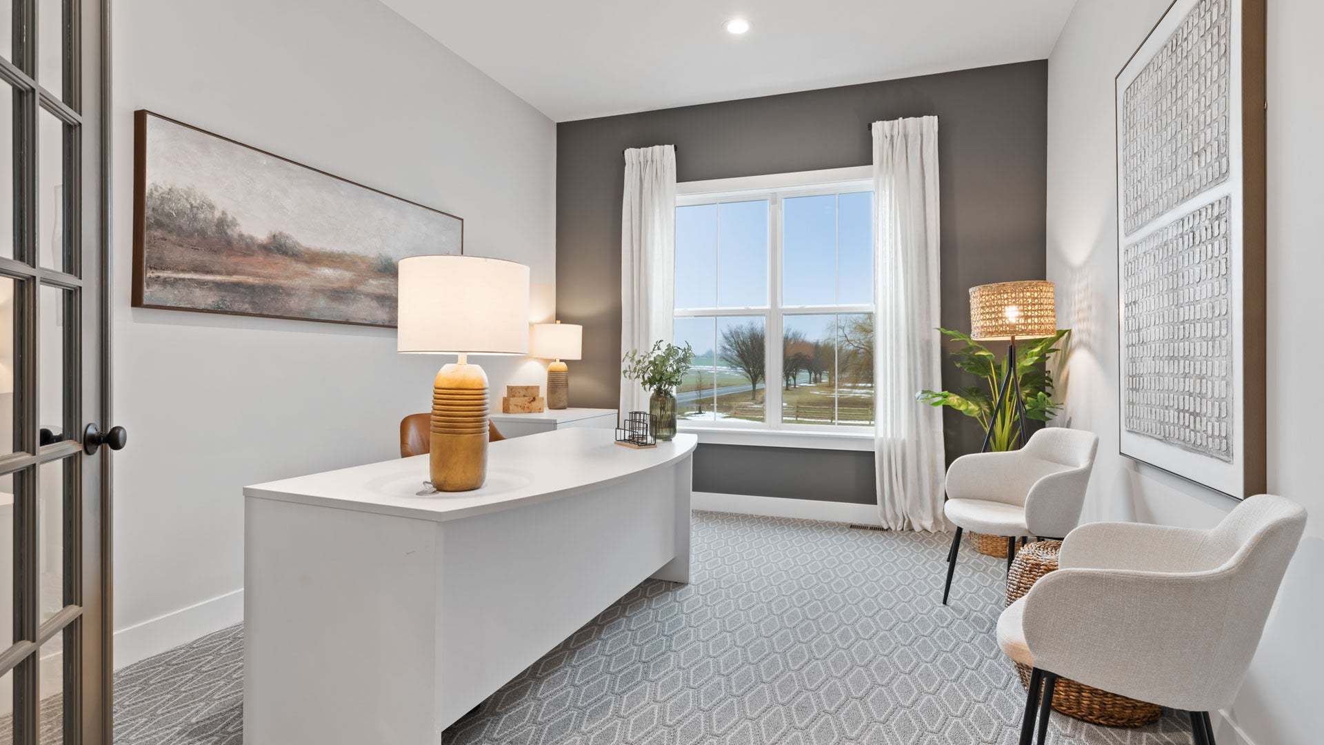 Study in the Logan Model Home at Fox Bend in Lebanon PA