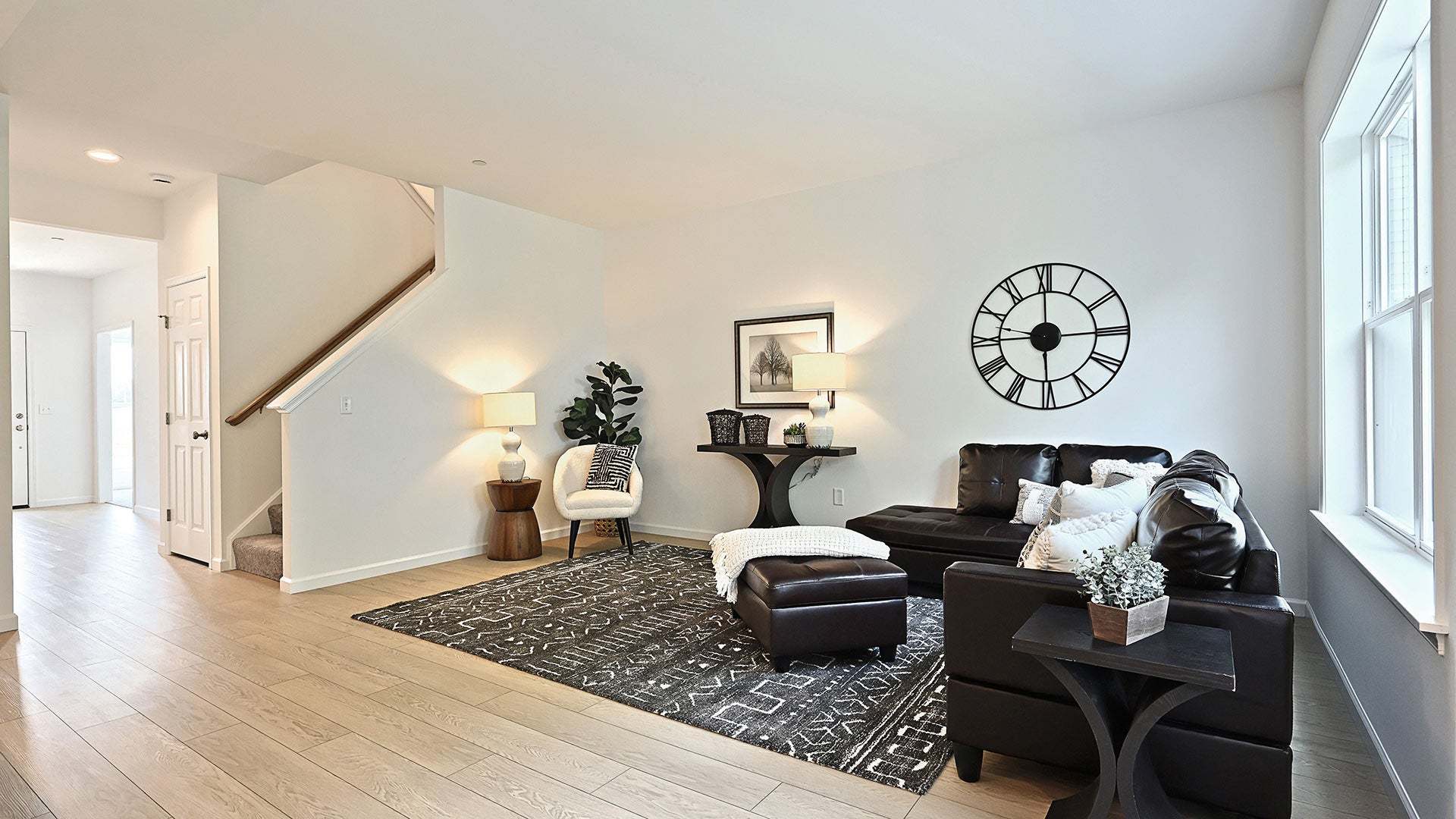 Living Room of a new townhome in PA