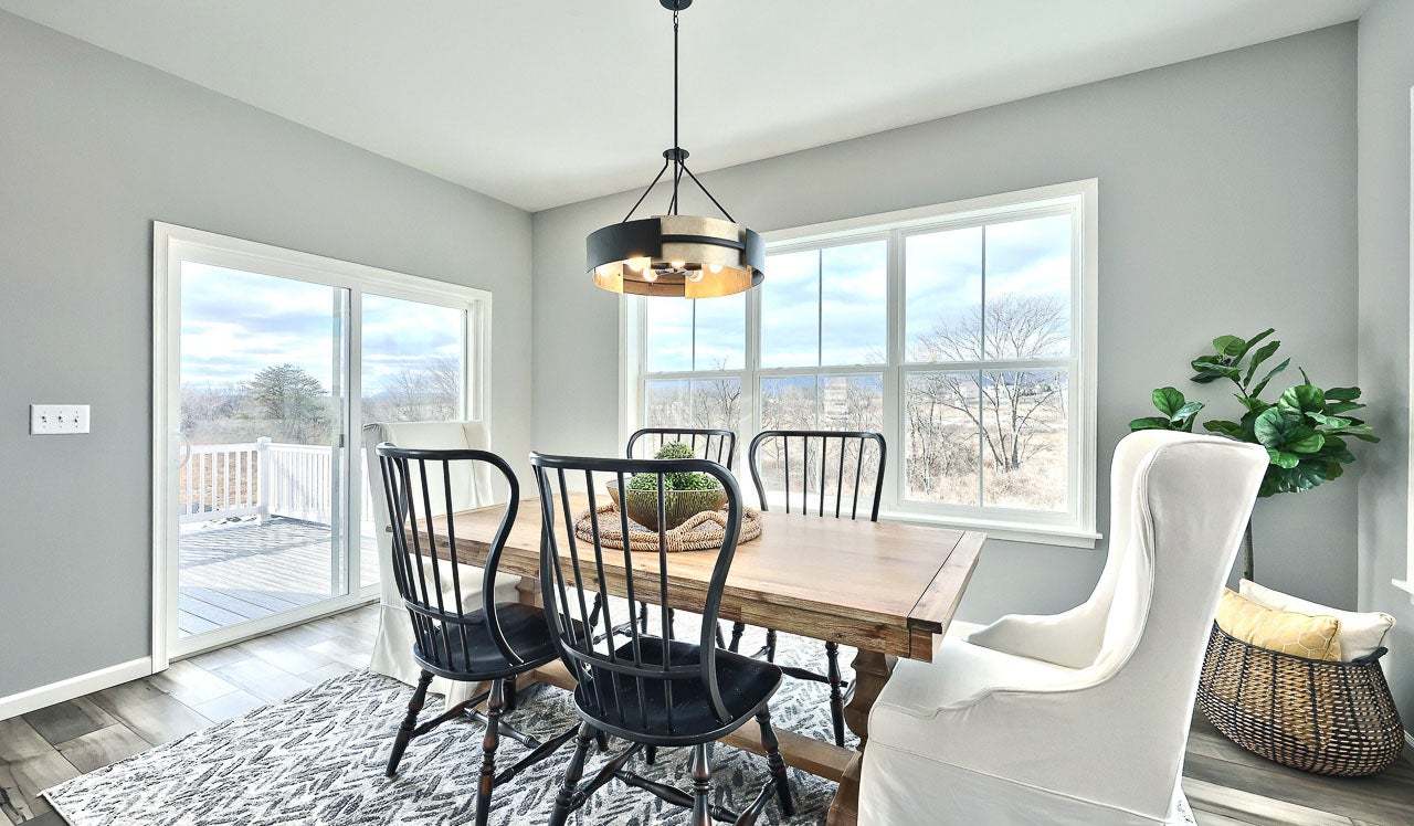 Dining Area in the Charlotte New Home Plan in Cumberland County PA