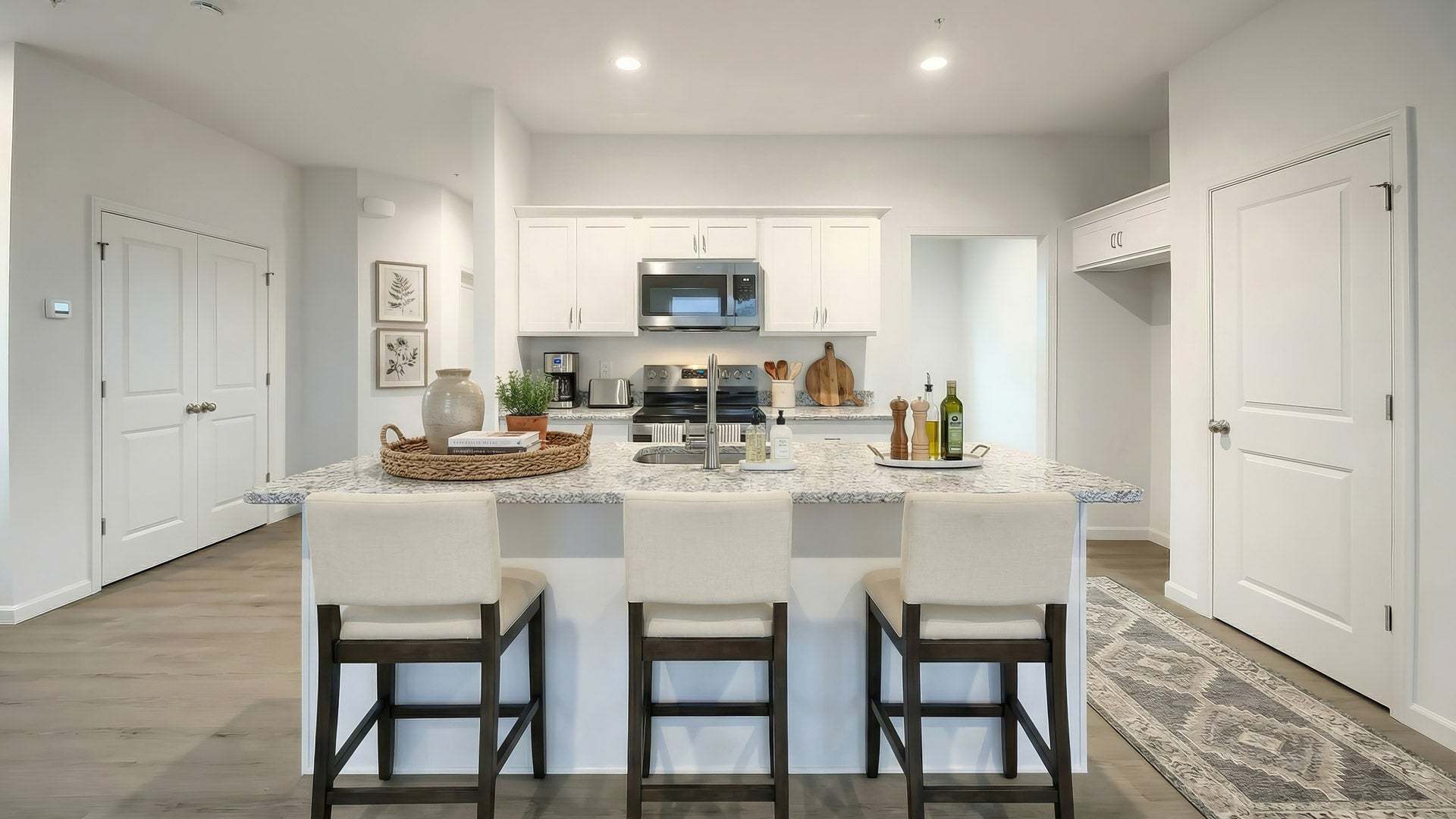 New Townhome Kitchen in Meridian Heights Community in Lancaster County