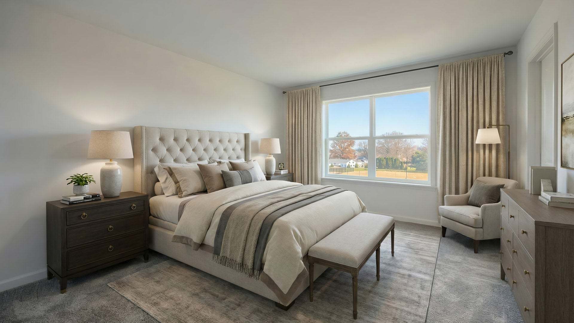 Spacious Primary Bedroom in New Townhomes in Elizabethtown PA