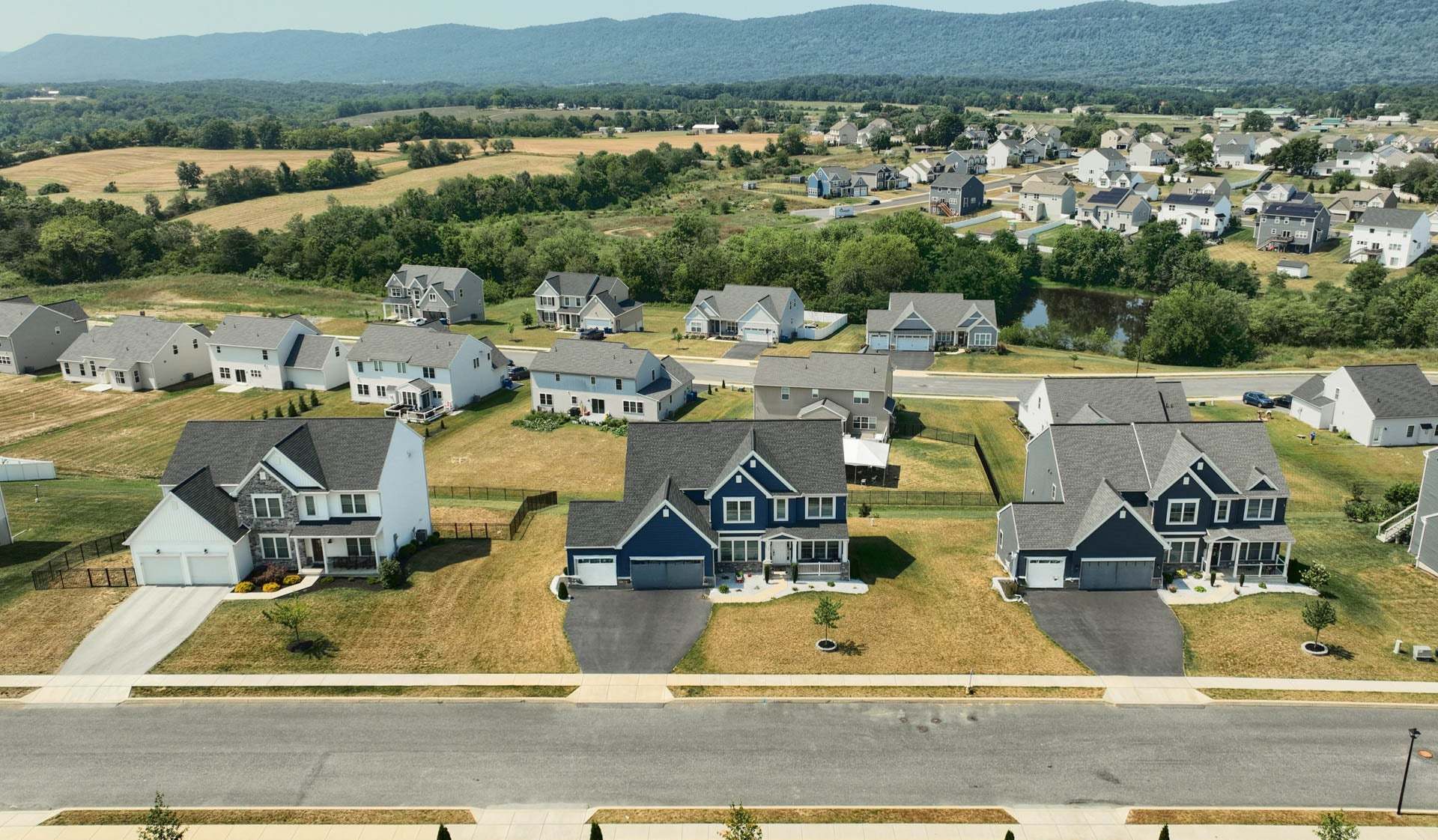 New Home Exteriors with Country Views in Carlisle PA