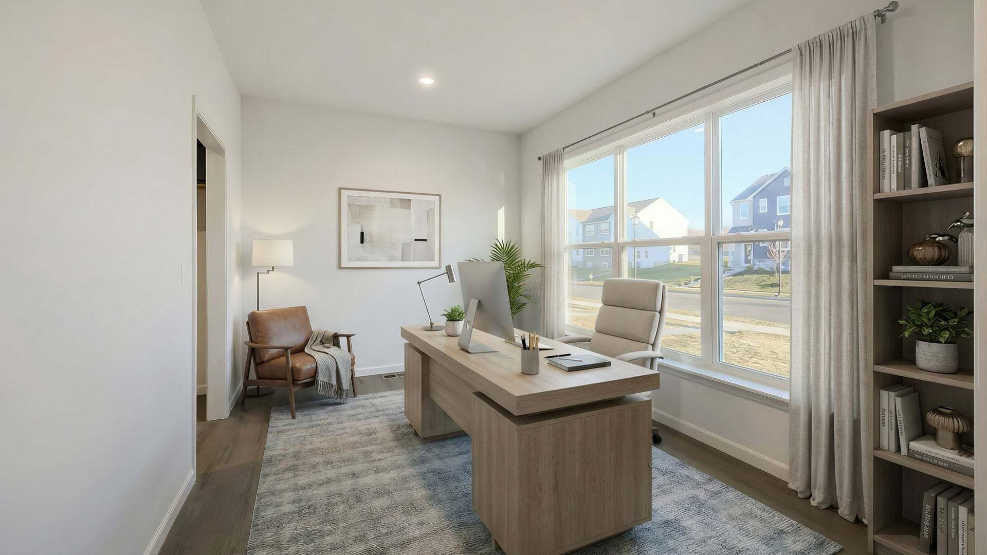 Study in Meridian Heights Townhomes by Landmark Homes