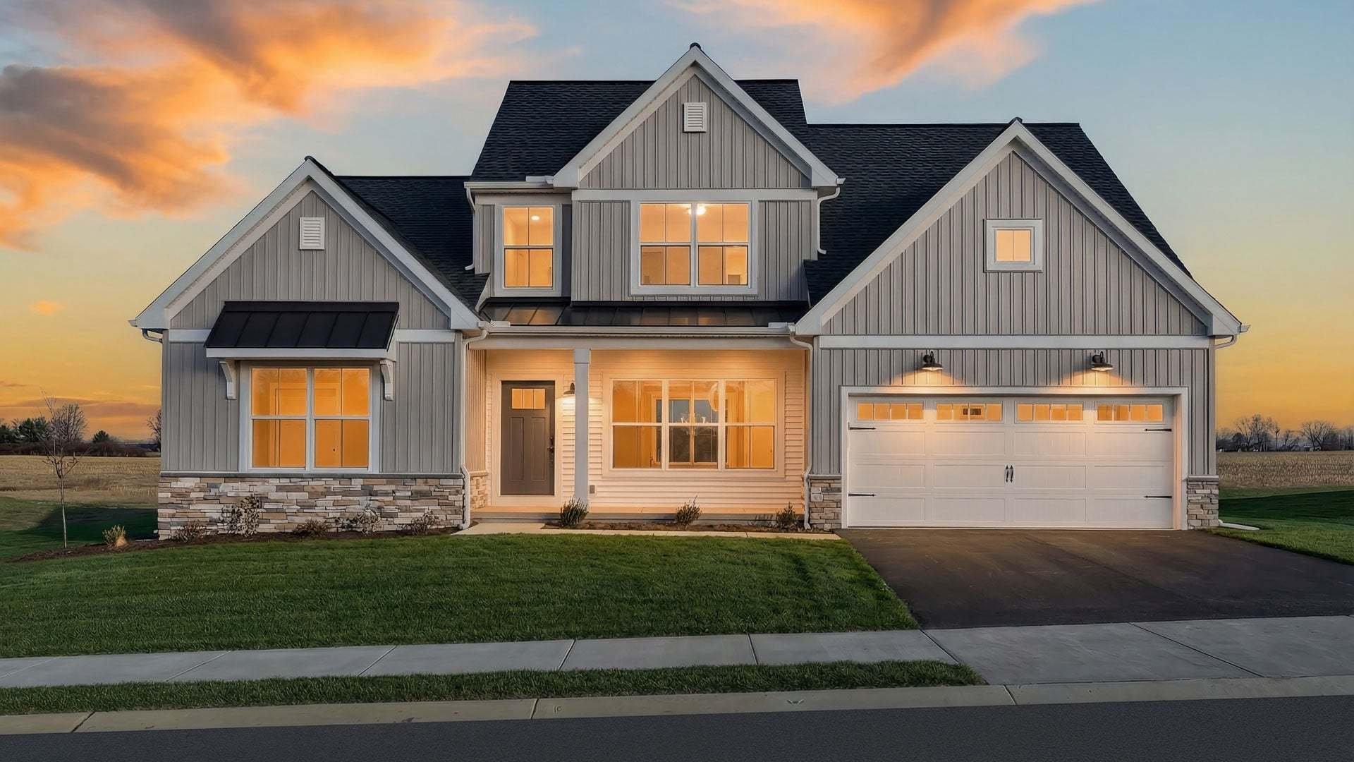Exterior of Magnolia New Home in Annville PA