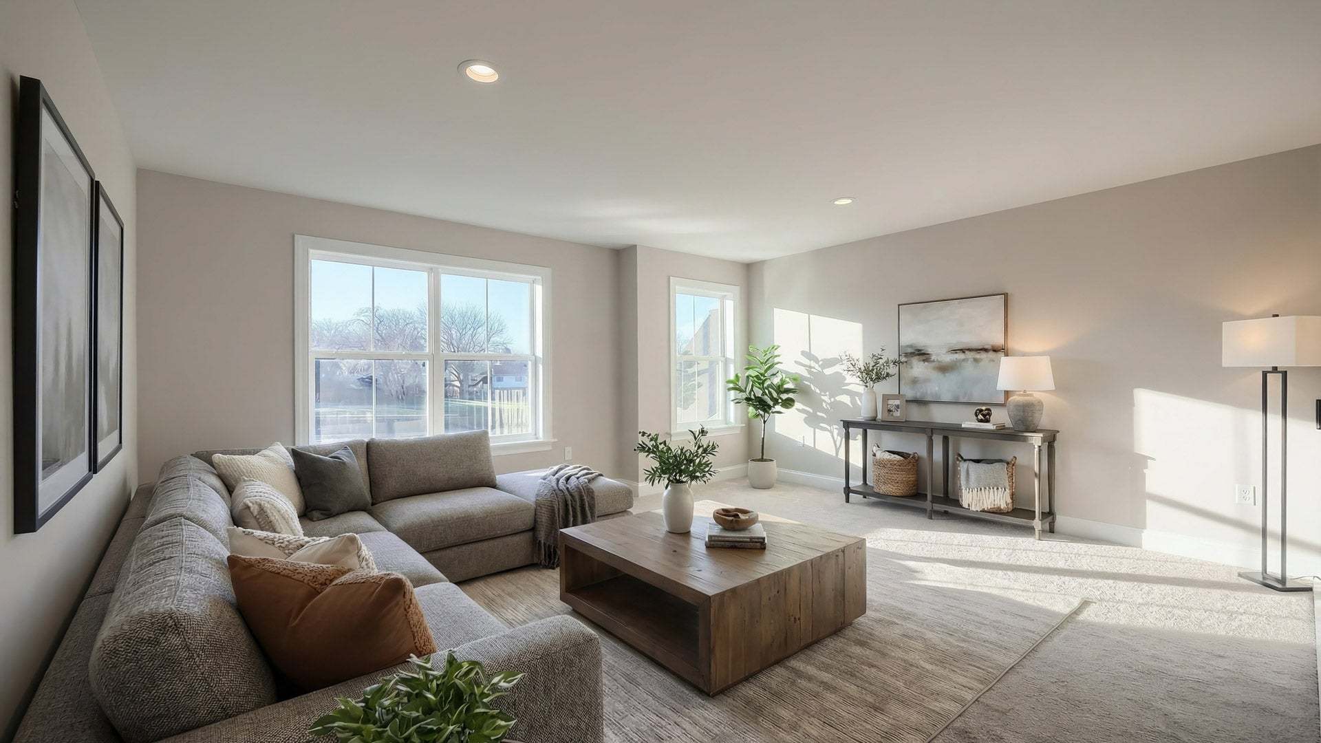 Second Floor Rec Room in New Home Plan by Landmark Homes