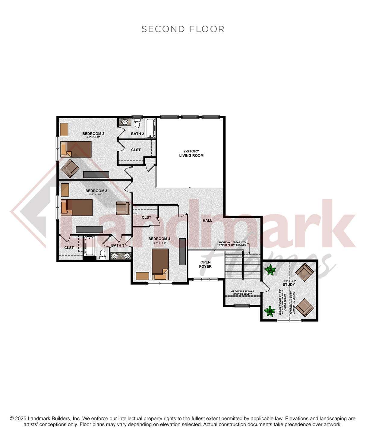 Westminster Second Floor Plan
