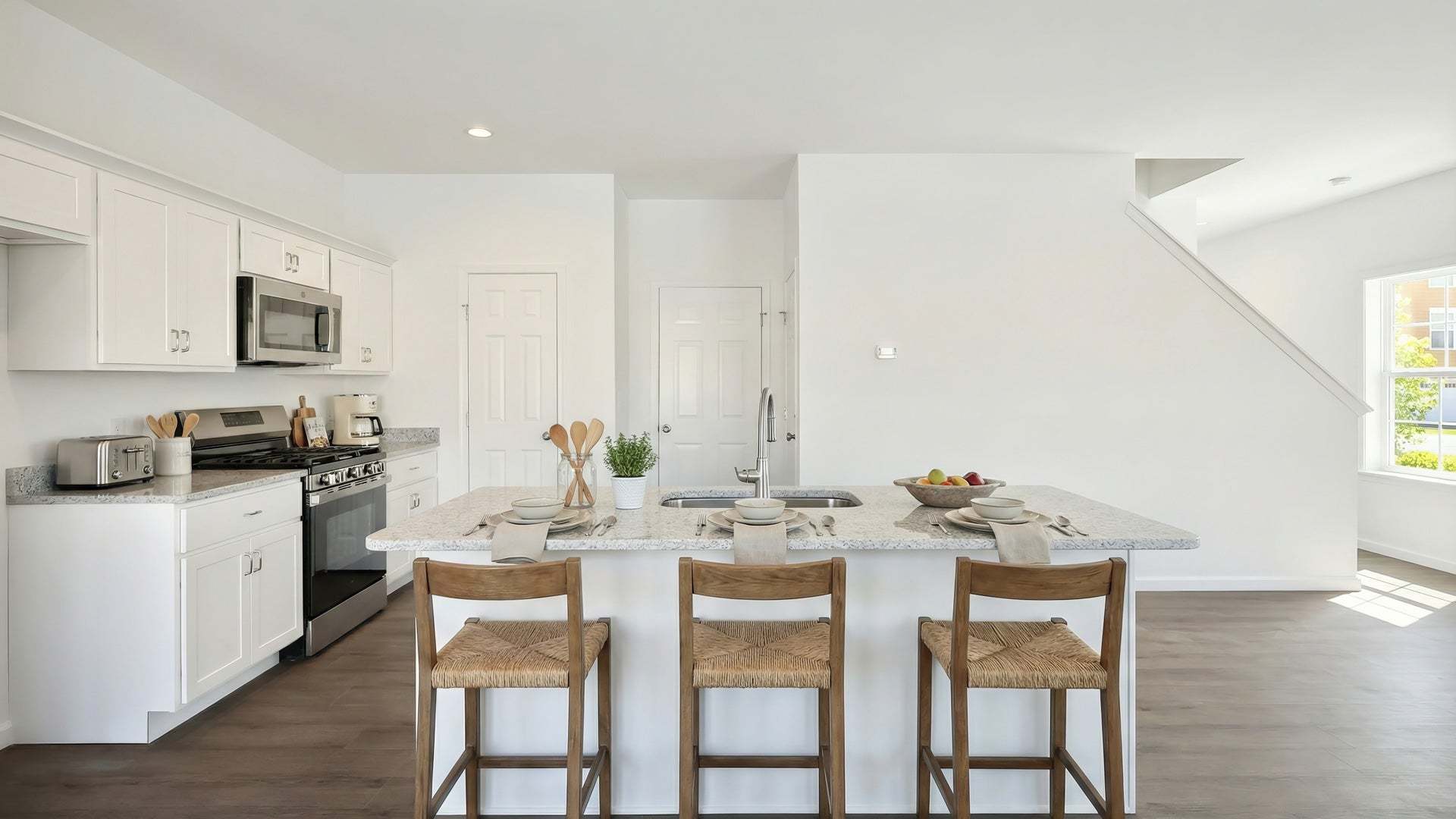 Eat-In Kitchen in the New Duplex Homes at Village at North Ridge in Carlisle PA