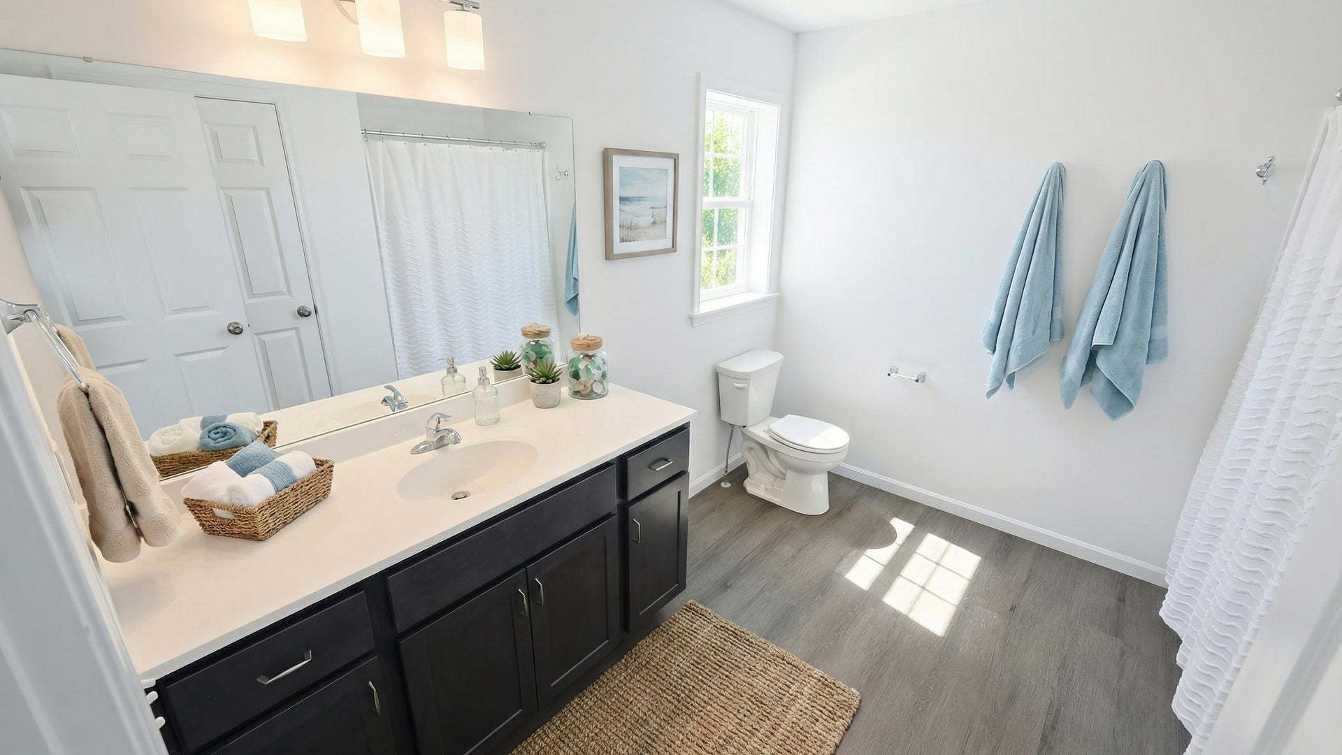 Primary Bathroom in the New Duplex Homes at Village at North Ridge in Carlisle PA
