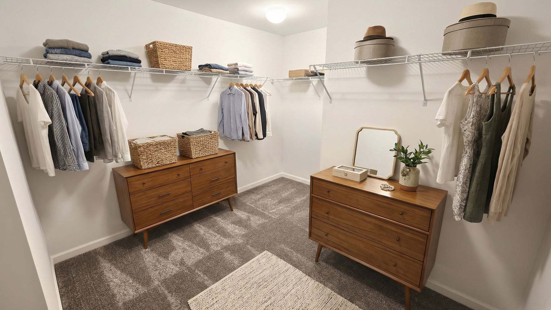 Spacious Closet in the New Duplex Homes at Village at North Ridge in Carlisle PA