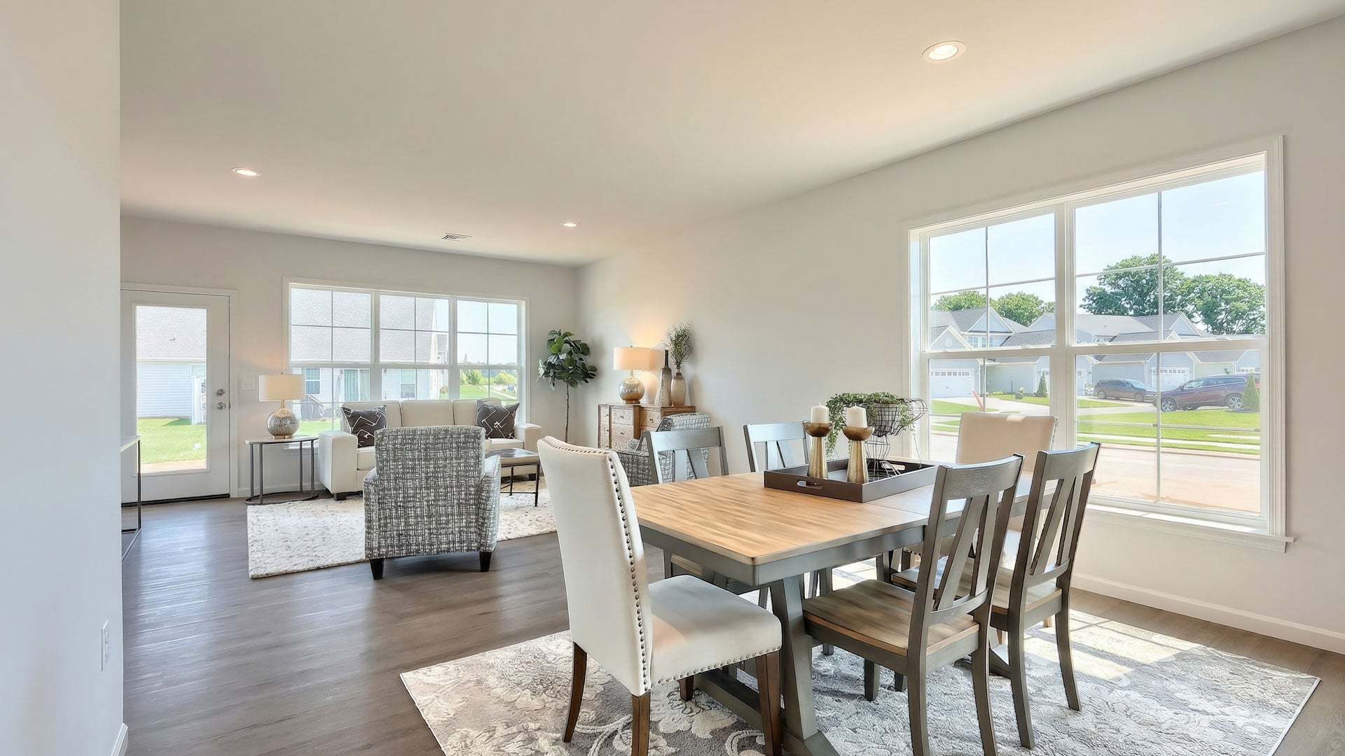 Open Dining Area and Living Room in New Home for Sale in PA