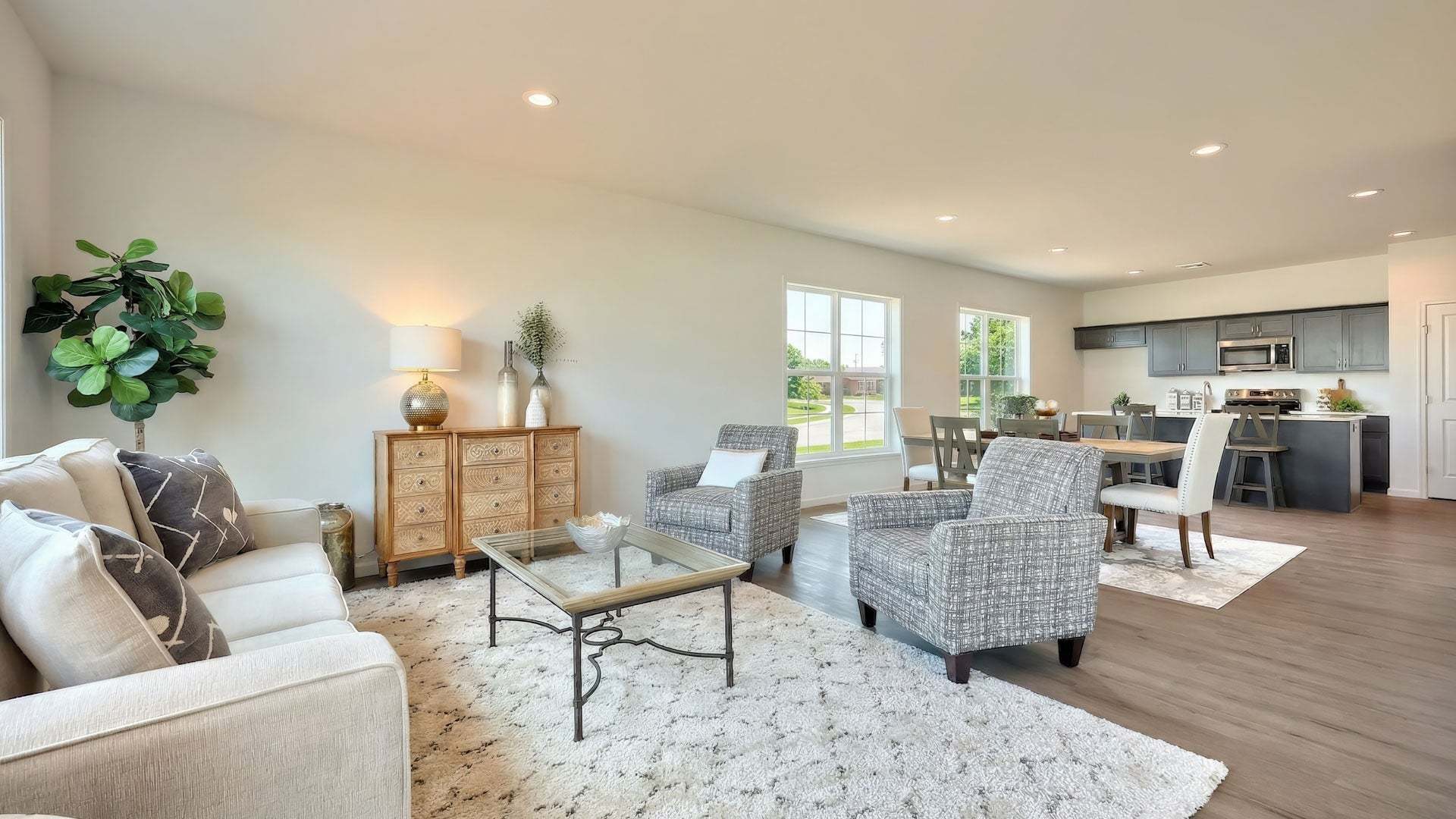 Living Room in New Townhome for Sale York PA
