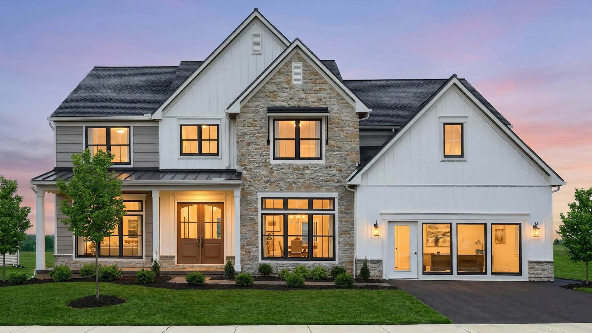 Exterior of Silverbrooke Model Home in Annville PA