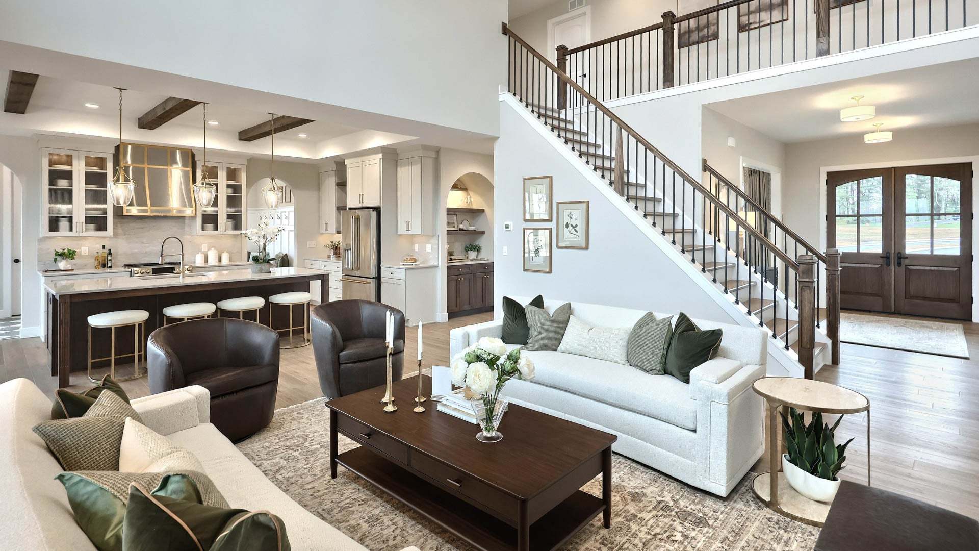Silverbrooke Custom New Home with 2-Story Great Room