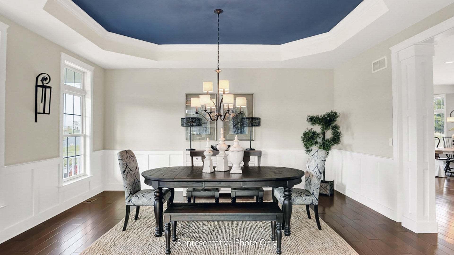 Formal Dining Room with Tray Ceiling