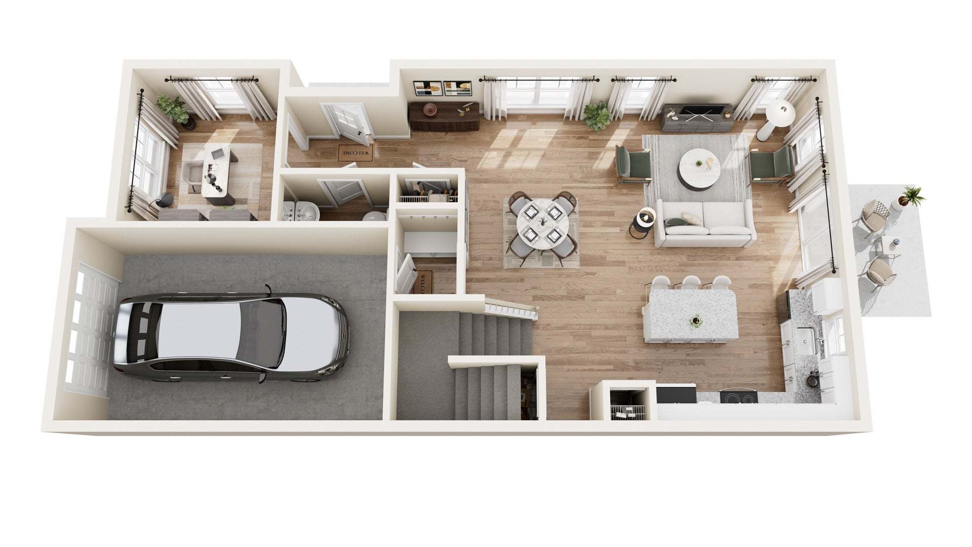Blair Townhome First Floor