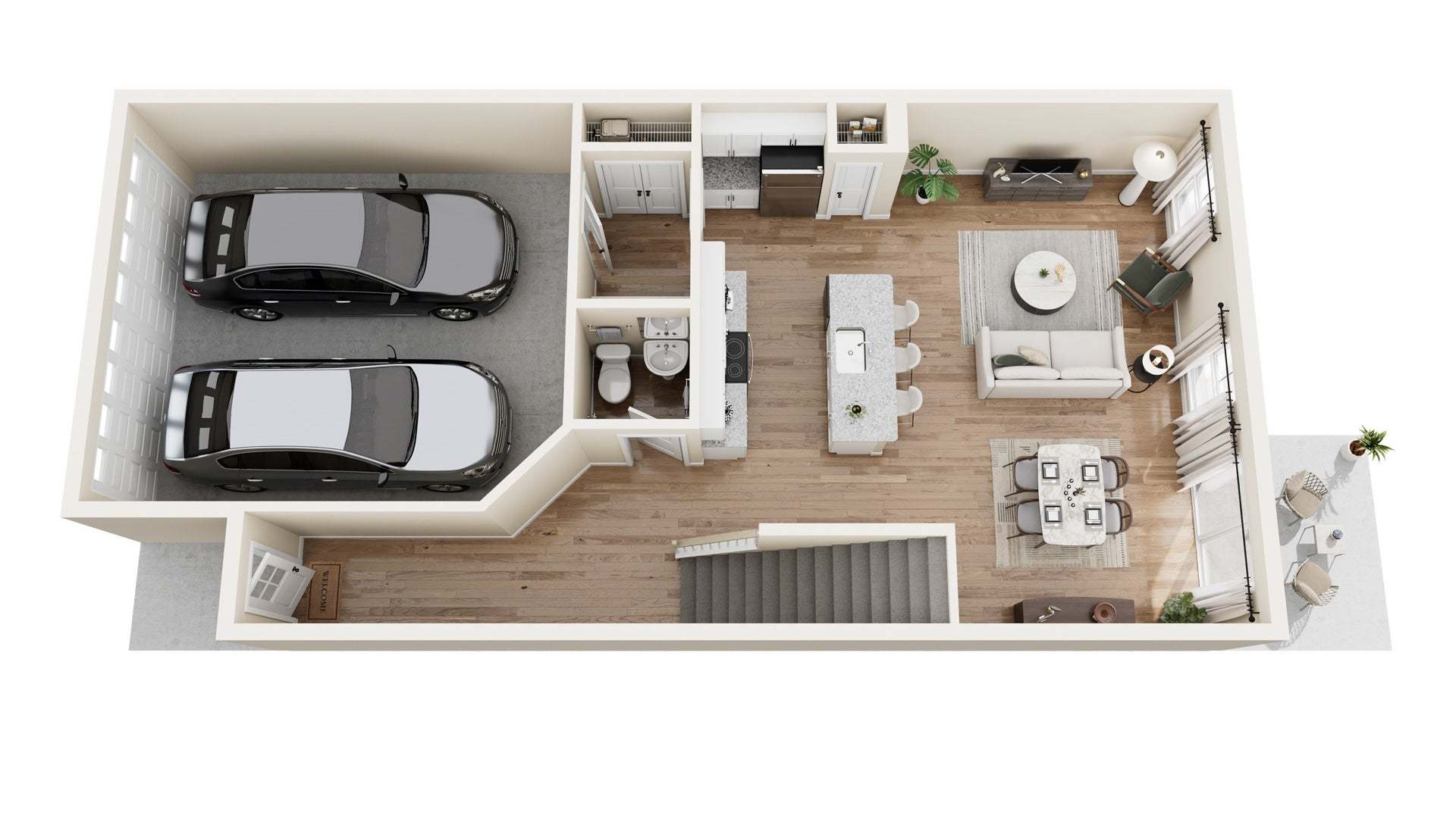 Clayton Townhome First Floor