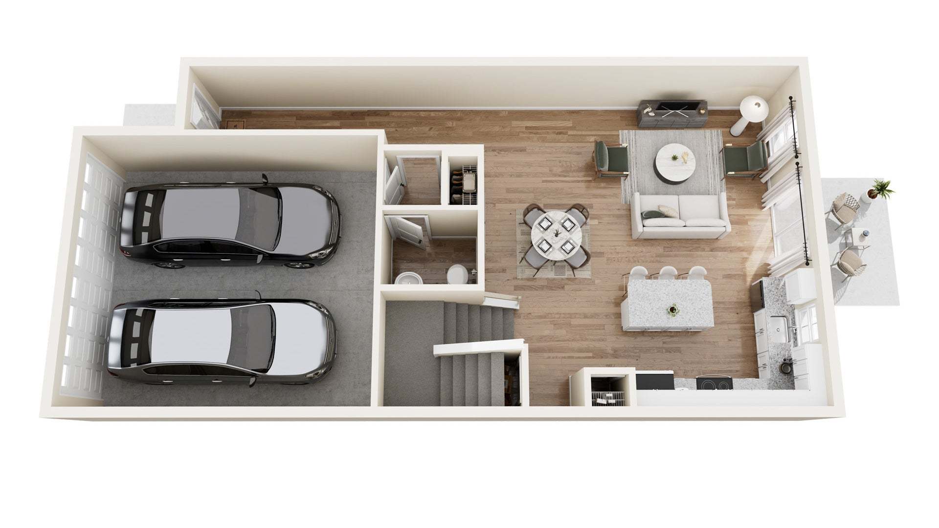 Milton Townhome First Floor