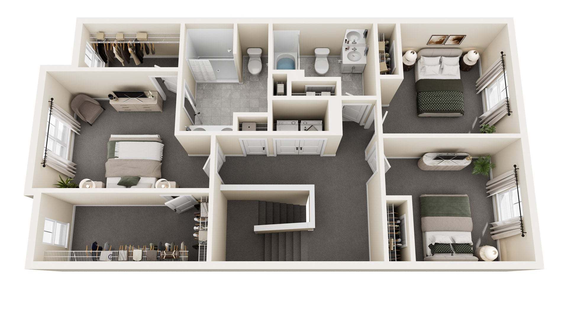 Milton Townhome Second Floor