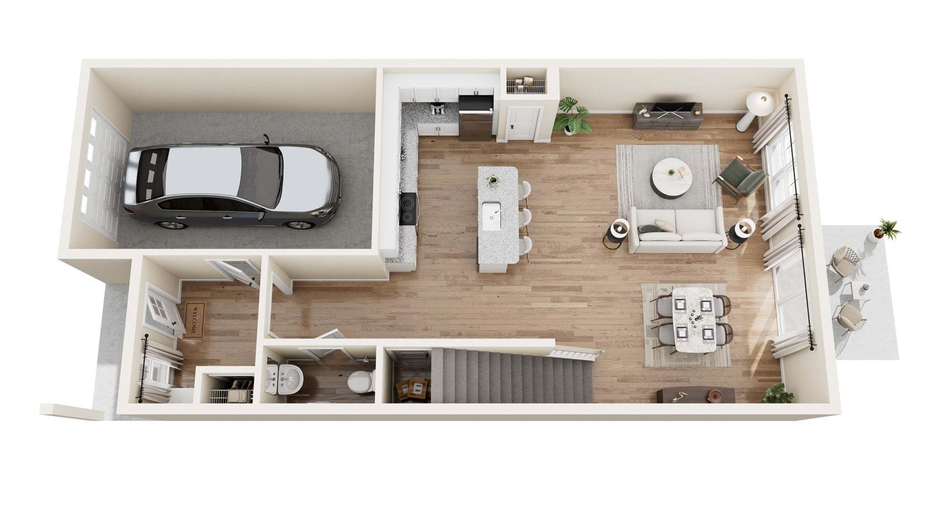 Parker Townhome First Floor