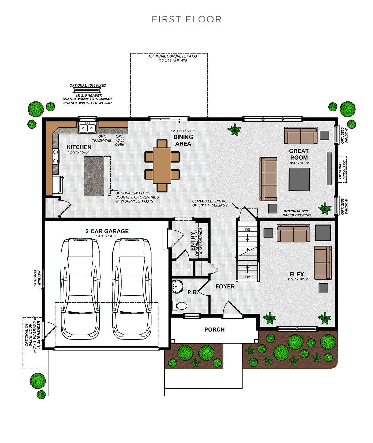 Lisette Home Plan - 1st Floor