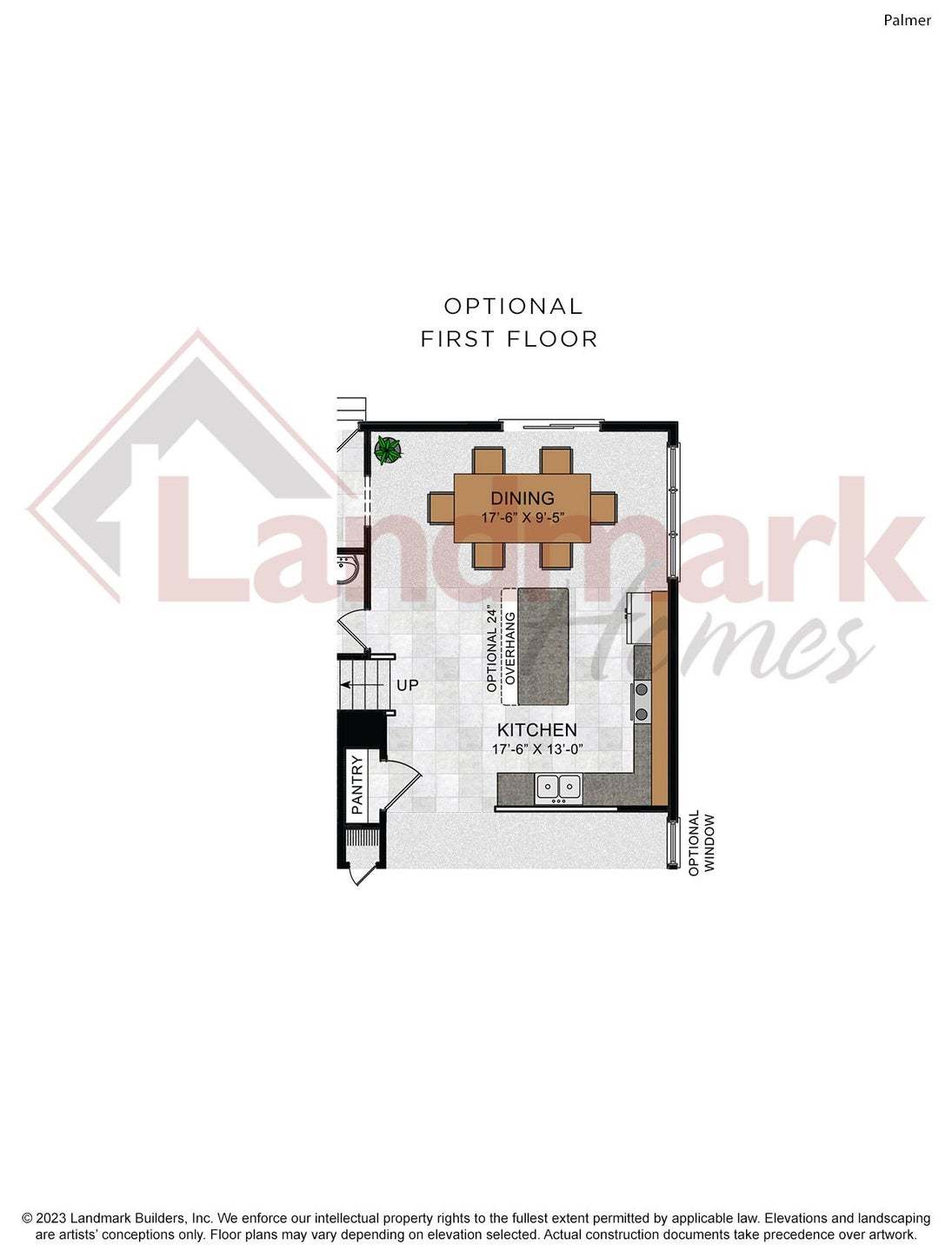 Optional First Floor Layout