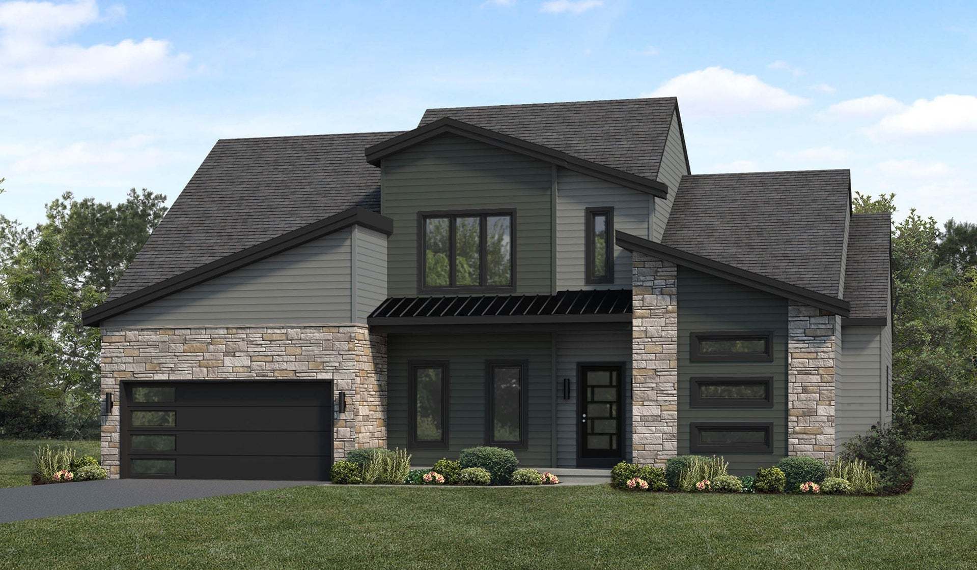 Upgraded Contemporary Elevation