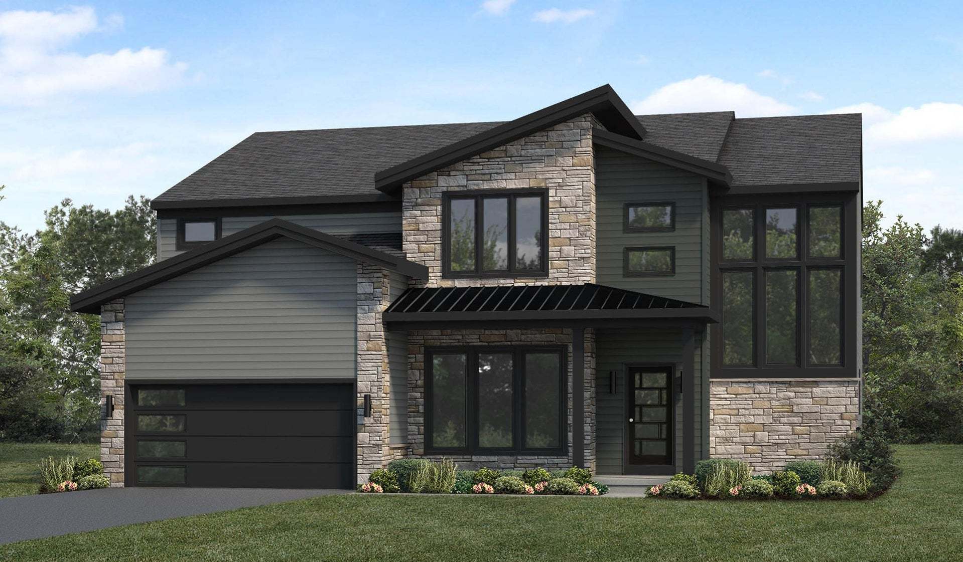 Upgraded Contemporary Elevation