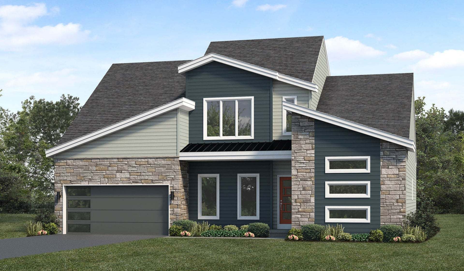 Upgraded Contemporary Elevation