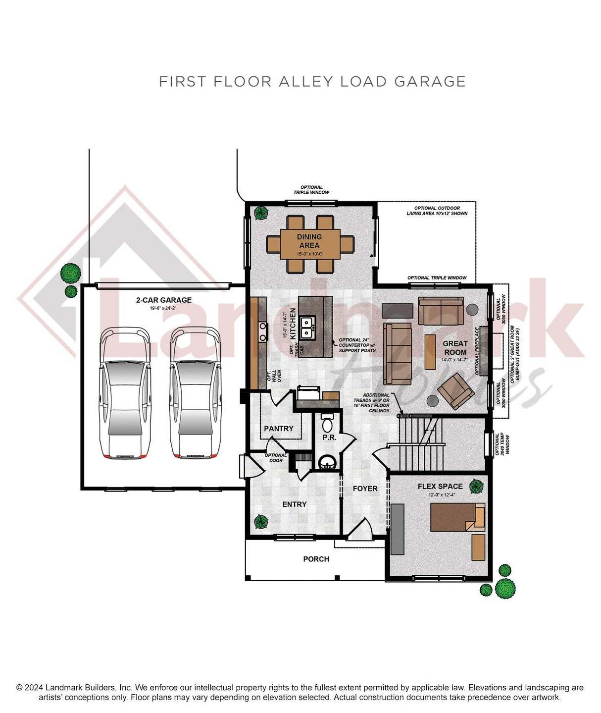 Alley Load First Floor