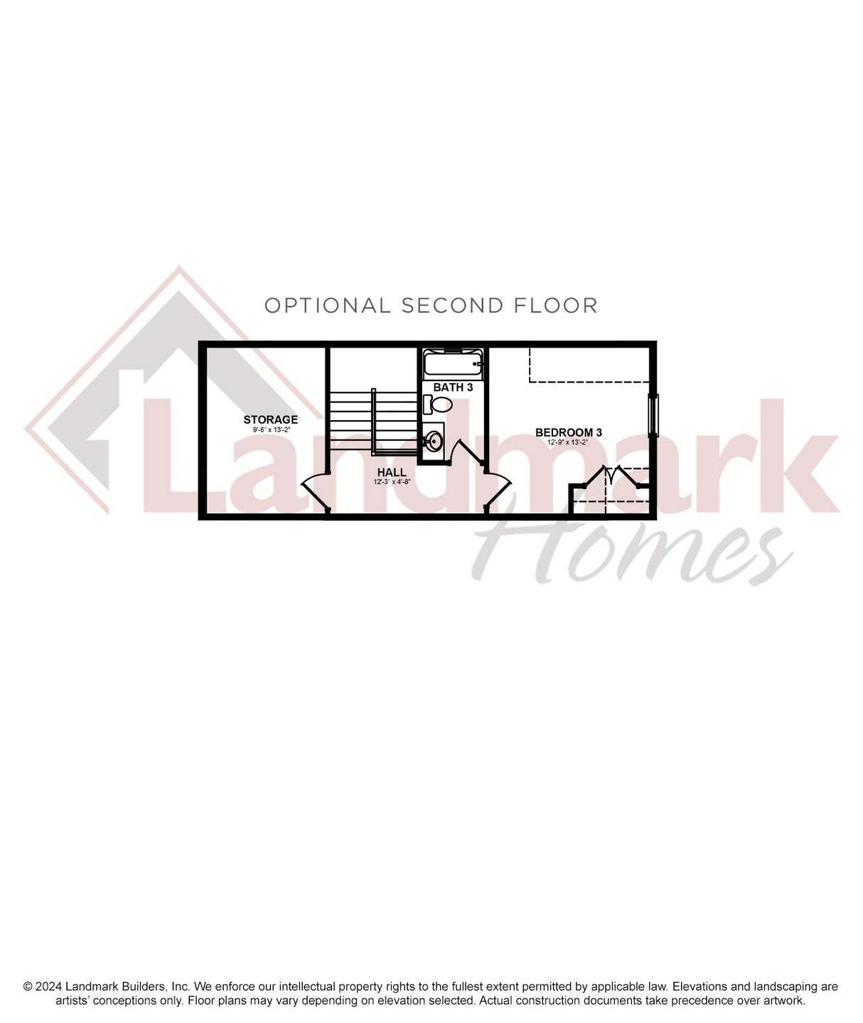 Optional Second Floor Layout
