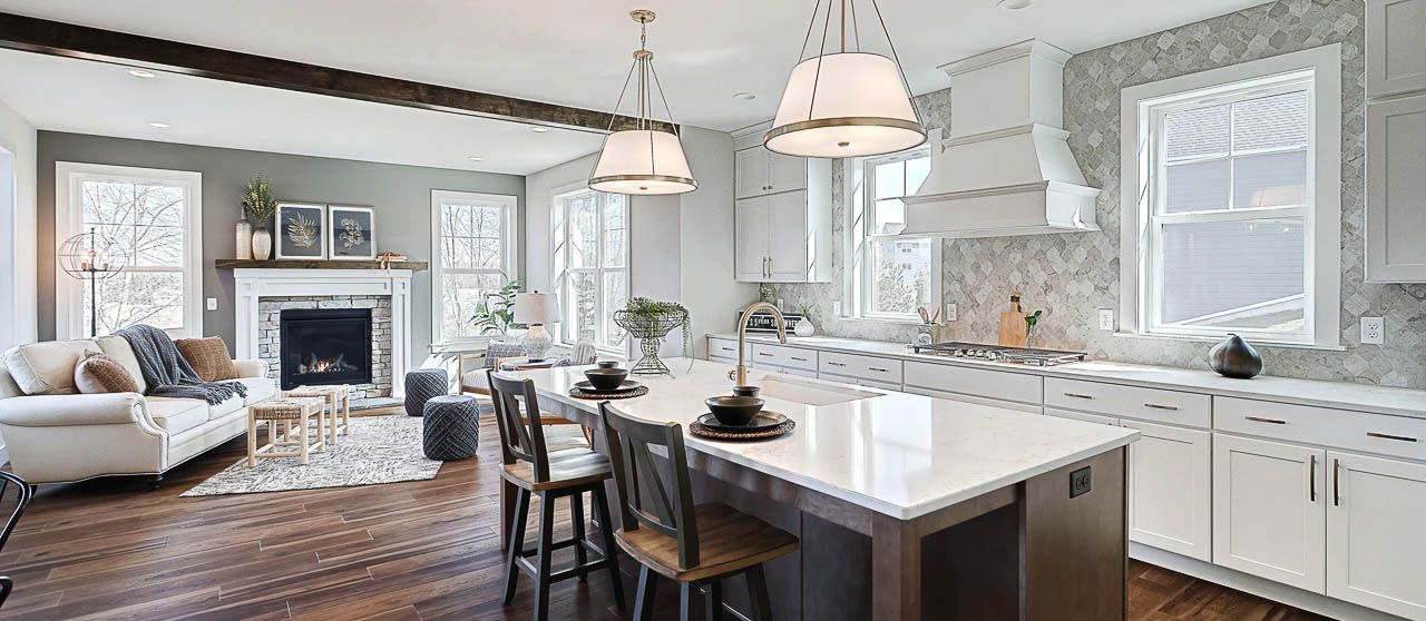 Open First Floor Plan Custom Home Designs in PA