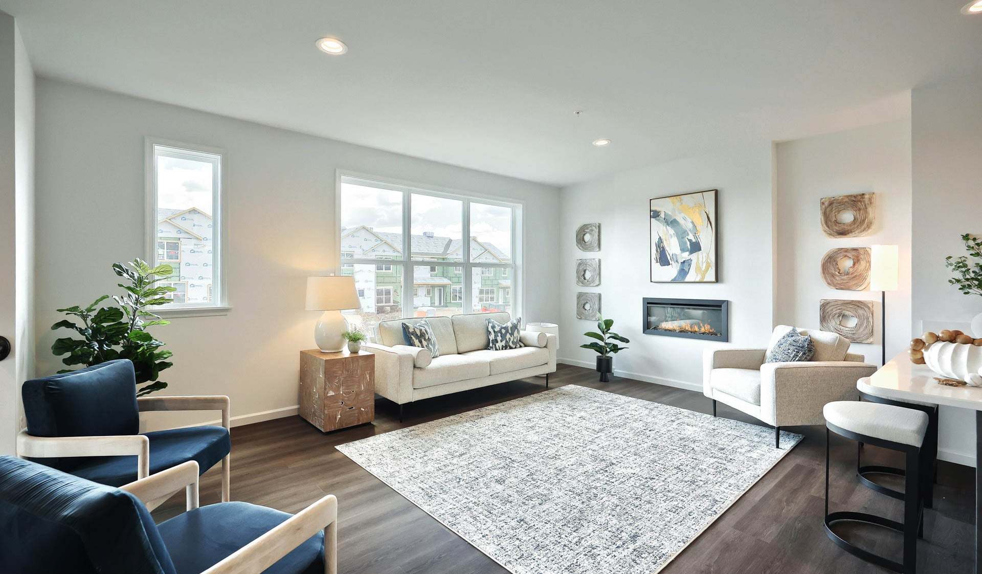 Living Room of Quincy Townhome in Elizabethtown PA