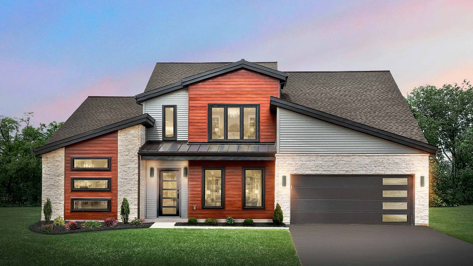 Exterior of Hunter Model New Home for Sale in PA