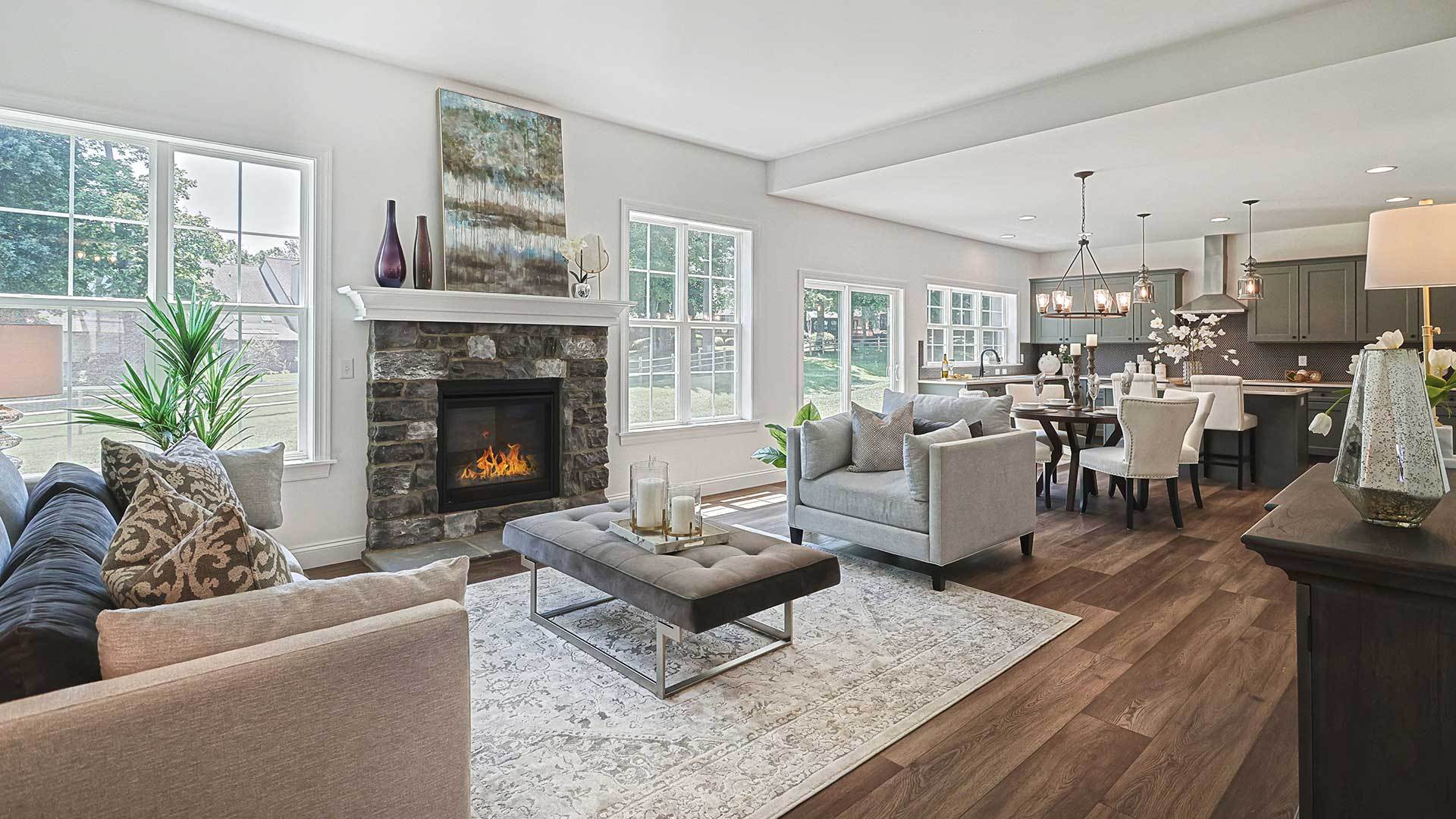 Kingston New Home Plan Living Room Design