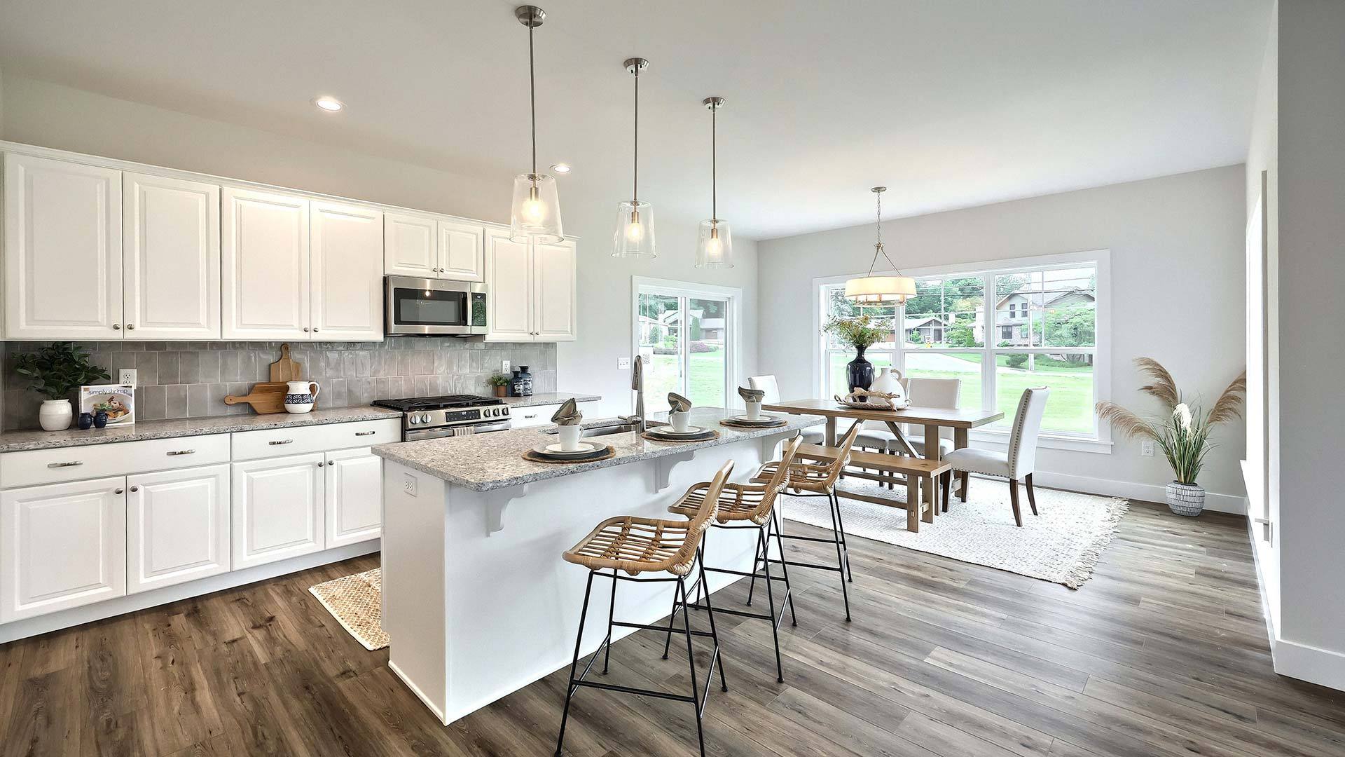 Darien Kitchen and Dining Area in New Home for Sale in Lebanon PA