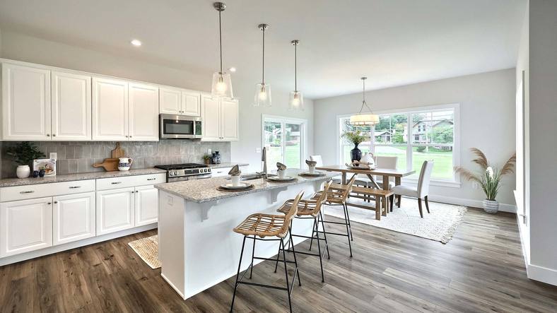 Darien Kitchen and Dining Area in New Home for Sale in Lebanon PA
