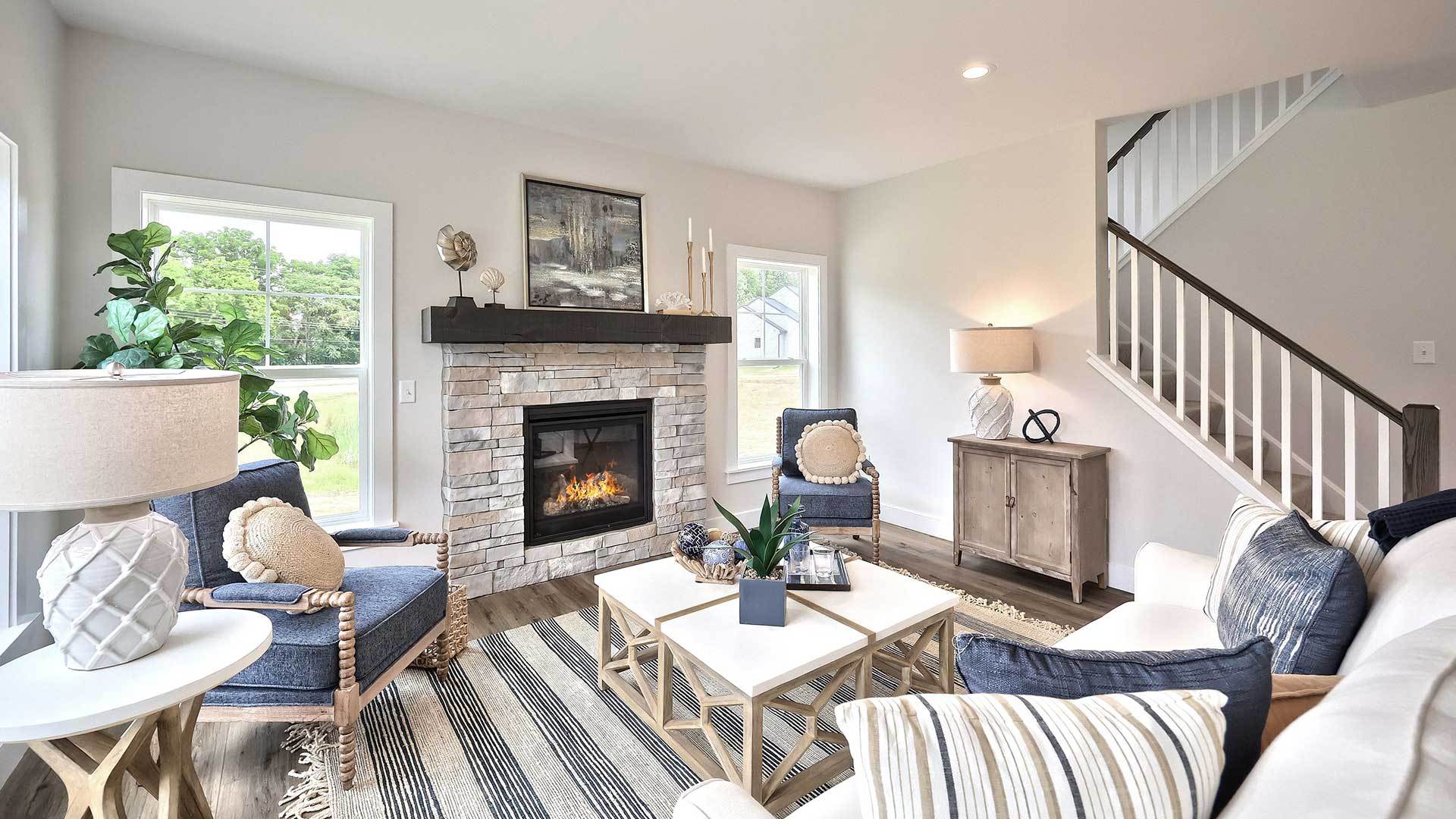 Darien Living Room in Lebanon PA by Landmark Homes